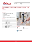 Galaxy SV84 Specsheet Galaxy SV84 Specsheet