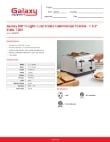 Galaxy 184MDT4 Specsheet