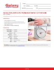 Galaxy SD-FLAT25 Specsheet