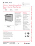 Garland Master Series MST44 Specsheet Garland Master Series MST44 Specsheet