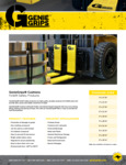 GenieGrips Cushions Spec Sheet - Inches GenieGrips Cushions Spec Sheet - Inches
