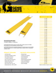 GenieGrips Mats Spec Sheet - Inches GenieGrips Mats Spec Sheet - Inches