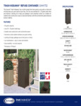 GHW1732 Trash Hideaway® Refuse Container GHW1732 Trash Hideaway® Refuse Container