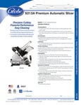 Globe_S213A_PremiumSlicer_StandardAutomatic_SpecSheet