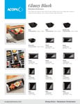 Glossy Black Stoneware