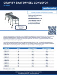 Gravity Skatewheel Conveyor Specification Sheet (1)