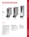 Grindmaster WH Series SpecSheet