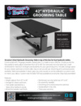 Groomer's Best G42HYT Hydraulic Grooming Table