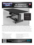 Groomer's Best G48HYT Hydraulic Grooming Table