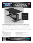 Groomer's Best GB36HYT Hydraulic Grooming Table