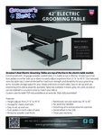 Groomer's Best GB42ELT Electric Grooming Table