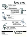 Global Solutions Food Prep Specsheet
