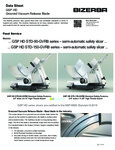 GSP HD STD-90-GVRB_ GSP HD STD-150-GVRB Specsheet GSP HD STD-90-GVRB_ GSP HD STD-150-GVRB Specsheet