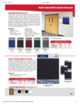 Hall Identification Boards Spec Sheet Hall Identification Boards Spec Sheet