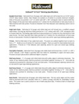 Hallowell Spec Sheet - Free Standing Hallowell Spec Sheet - Free Standing