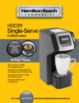 Hamilton Beach HDC311 Commercial Hospitality Single-Serve Coffee Maker
