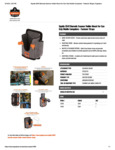 HANDHELD BARCODE SCANNER MOUNT HOLDER - SPEC SHEET HANDHELD BARCODE SCANNER MOUNT HOLDER - SPEC SHEET