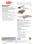 Glo-Ray Portable Foodwarmers Spec Sheet Glo-Ray Portable Foodwarmers Spec Sheet
