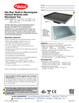 Hatco GRSB Specsheet 1/10/2022 Hatco GRSB Specsheet 1/10/2022