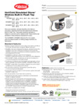 Hatco Hot/Cold Shelves Specsheet