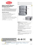 Hatco-HDW-Built-In-SpecSheet 2021 Hatco-HDW-Built-In-SpecSheet 2021