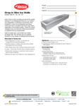 Hatco Drop-In Slim Ice Wells Specsheet Hatco Drop-In Slim Ice Wells Specsheet