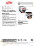Hatco TQ-10-400 Specsheet Hatco TQ-10-400 Specsheet