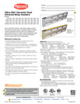 Hatco Ultra-Glo Specsheet