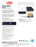 Hatco Rapide Cuisine Specsheet Hatco Rapide Cuisine Specsheet