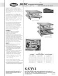 Hatco GR2SD Spec Sheet Hatco GR2SD Spec Sheet