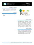 Haws ax13 Spec Sheet Haws ax13 Spec Sheet