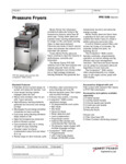 Henny Penny PFE500 4-Head Electric Pressure Fryer Specsheet Henny Penny PFE500 4-Head Electric Pressure Fryer Specsheet