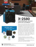 XPOWER X2580 Spec Sheet XPOWER X2580 Spec Sheet
