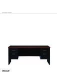 Hirsh Modular Desk Spec Sheet Hirsh Modular Desk Spec Sheet