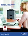 Brother HL-L5200DWT Business Wireless Laser Printer Brother HL-L5200DWT Business Wireless Laser Printer