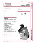 Hobart FP100 Spec Sheet