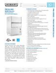 Hobart PW20n-BAS Spec Sheet Hobart PW20n-BAS Spec Sheet