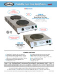 Portable Cast Iron Hot Plates Portable Cast Iron Hot Plates - 220V 