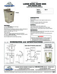 ADV500 Sink Spec ADV500 Sink Spec