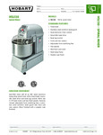 HSL130 Spiral Mixer Spec Sheet F48825 (04-23)