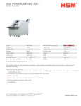 HSM Powerline 230 Spec Sheet