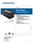 Hussmann MicroSC Arch Series Bunker Merchandiser BNKR1700A Specs Hussmann MicroSC Arch Series Bunker Merchandiser BNKR1700A Specs