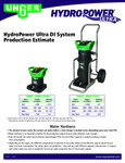 Hydro Power Spec Sheet Hydro Power Spec Sheet