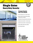 Illinois Engineered Products_Single Gate_ Specsheet Illinois Engineered Products_Single Gate_ Specsheet