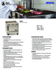 Imperial Heavy Duty 4 and 6 Burner Range Specsheet Imperial Heavy Duty 4 and 6 Burner Range Specsheet