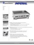 Imperial Range Liquid Propane Thermostatic Grooved Griddle  