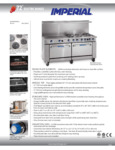 Imperial 72" Electric Ranges 