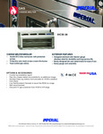 Imperial Cheese Melter Spec Sheet Imperial Cheese Melter Spec Sheet