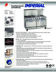 Imperial Range 60" Electric Ranges Spec Sheet Imperial Range 60" Electric Ranges Spec Sheet