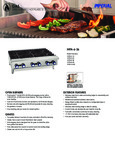 Imperial Range IHPA Spec Sheet Imperial Range IHPA Spec Sheet